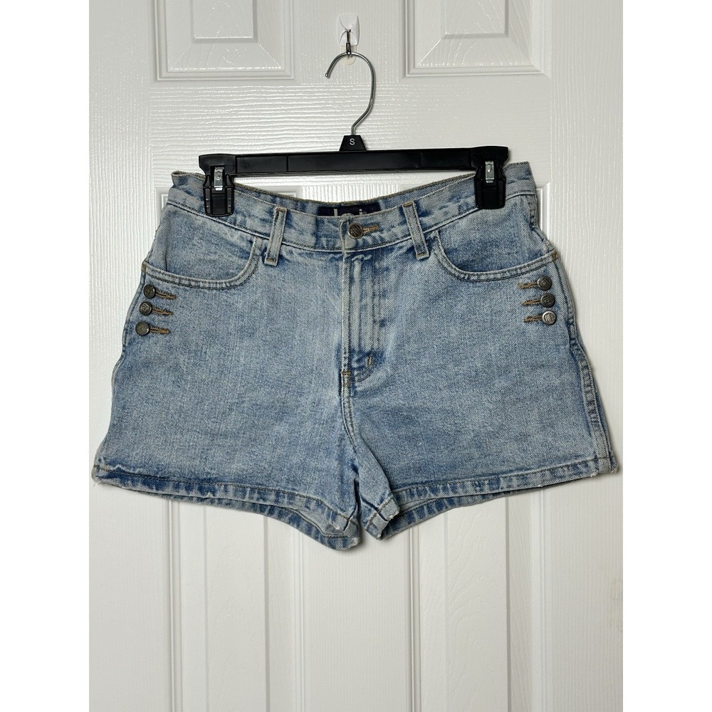 Lei Vintage Denim Jean Shorts Juniors Size 7 00's Y2K Classic